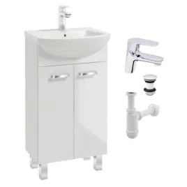 szafka-lazienkowa-z-umywalka-stojaca-45-biala-polysk-bateria-sigma-chrom