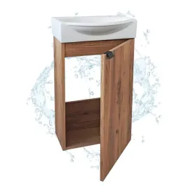 zestaw-szafka-lazienkowa-wiszaca-z-umywalka-40-x-30-cm-matowa-dab-zloty