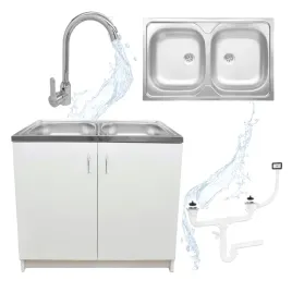szafka-kuchenna-biala-zlew-2-komory-80-x-50-bateria-chrom-wysoka-syfon