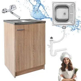 szafka-kuchenna-zlew-1-komora-60x60-dab-sonoma-bateria-chrom-scienna-syfon