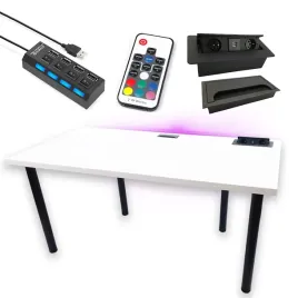 biurko-gamingowe-biale-led-gniazdo-usb-producent