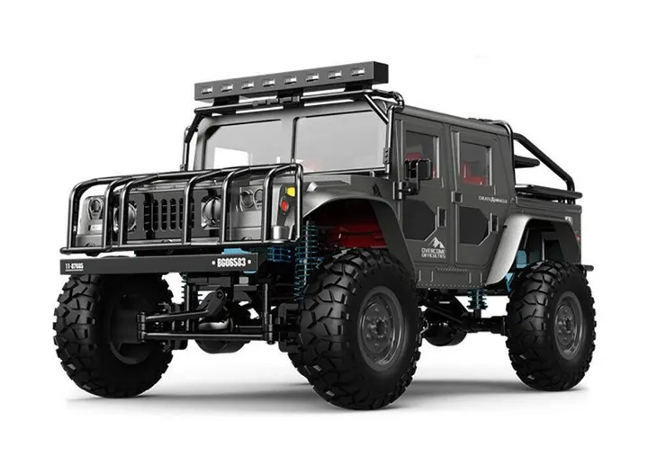 SAMOCHÓD ZDALNIE STEROWANY MONSTER 4x4 METAL AUTO RC DUŻY światła LED MOCNY