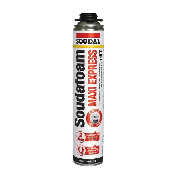SOUDAL MAXI EXPRESS Pianka montażowa pistolet 870m