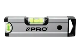 poziomica-pro600-kieszonkowa-poziomnica-anodowana-srebrna-z-magnesem-17-cm