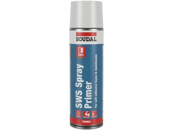 SOUDAL SWS Spray Primer 500ml Klej Grunt EPDM Szczelny Montaż