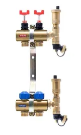 rozdzielacz-podlogowy-2-sekcje-komplet-bez-zaworow-srubunkowych-huber