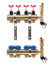 rozdzielacz-podlogowy-4-sekcje-komplet-bez-zaworow-srubunkowych-huber