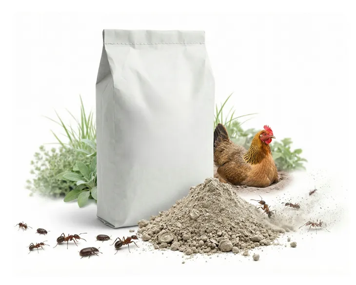 ZIEMIA OKRZEMKOWA dla Kur DIATOMIT 10 kg Choroby Pasożyty kurnik drób