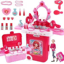 toaletka-dla-dziewczynki-duza-z-lustrem-led-walizka-3w1