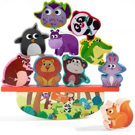 klocki-drewniane-edukacyjne-balansujace-zwierzeta-zoo-rownowaznia