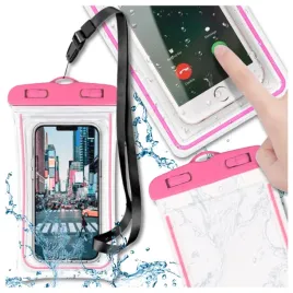 etui-wodoodporne-wodoszczelne-case-na-telefon-fluorescencyjne-rozowe