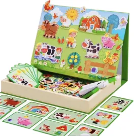 edukacyjna-tablica-magnesy-farma-skrzynka-zwierzeta-puzzle
