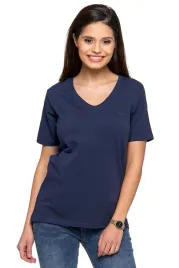 moraj-granatowa-koszulka-damska-t-shirt-z-dekoltem-v-premium-line-s