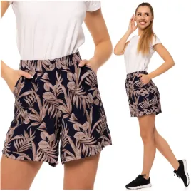 damskie-szorty-gumka-w-pasie-wiskoza-eleganckie-klasyczne-wzorek-moraj-s