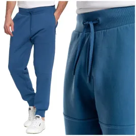 ocieplane-spodnie-meskie-dresowe-joggery-bawelniane-niebieskie-moraj-l