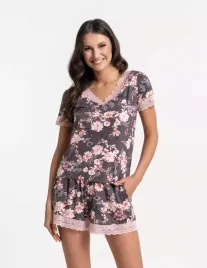 miekka-pizama-damska-wiskozowa-z-koronka-krotkie-spodnie-elegancka-moraj-s