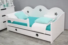 lozko-dzieciece-biale-miki-80x160szuflada-materac