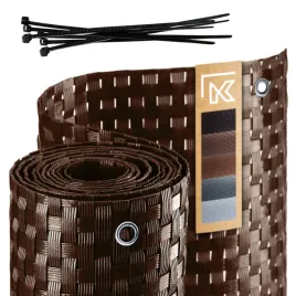 oslona-balkonowa-technorattan-1x4m-brazowa-mata-na-balkon-taras-premium