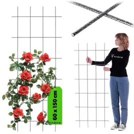 pergola-ogrodowa-metalowa-podpora-do-roslin-roz-kwiatow-kratka-60x150cm