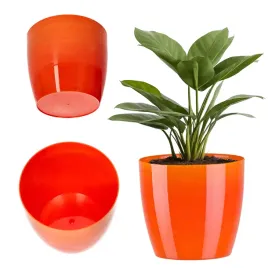 doniczka-oslonka-donica-16cm-na-kwiaty-pomaranczowa-marmur-salon-kwietnik