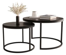 stolik-kawowy-2w1-okragly-mju-midi-70-50cm-czern-mat