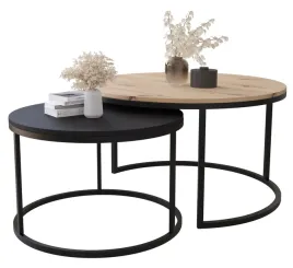 zestaw-stolikow-kawowych-okragle-mju-80-60cm-dab-artisan-czern-mat