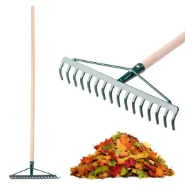 grabie-do-lisci-trawy-ogrodowe-trzon-drewniany-137-cm-grabki-16-zebow-solid