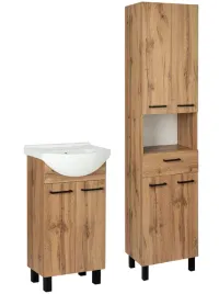 zestaw-lazienkowy-szafka-z-umywalka-45cm-slupek-50cm-dab-wotan