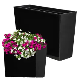 doniczka-donica-na-kwiaty-kwietnik-wysoka-wklad-19x56-czarny-polysk-ogrod