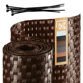 oslona-balkonowa-technorattan-09x1m-brazowa-balkon-mata-na-wymiar-premium