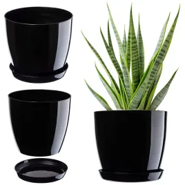 doniczka-z-podstawka-plastikowa-oslonka-donica-16-cm-czarna-polysk-okragla