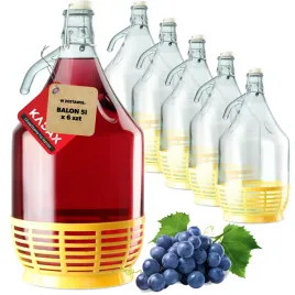 gasior-do-wina-5l-balon-dama-w-koszu-butelka-na-wino-6-szt-zakretka