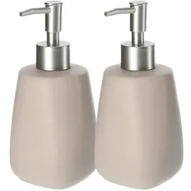 dozownik-mydla-na-mydlo-w-plynie-pojemnik-plyn-400ml-bezowy-ceramiczny-2szt
