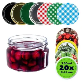20-szt-sloik-250-ml-sloiki-na-przetwory-miod-do-swiec-szklany-zakretki-fi82