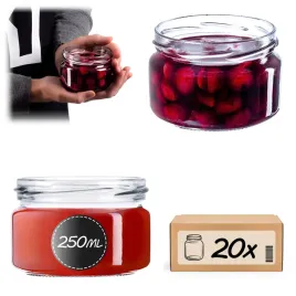 20-szt-sloik-250-ml-sloiki-na-przetwory-miod-dzem-konfitury-szklany-fi-82