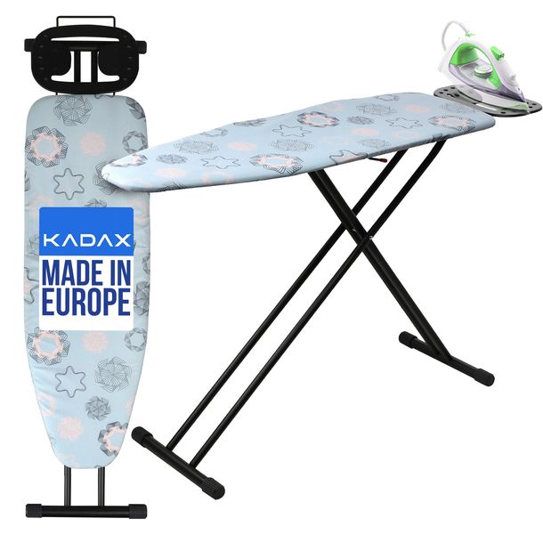 DESKA DO PRASOWANIA 120x38cm SKŁADANA Z UCHWYTEM NA ŻELAZKO STANDARDOWA