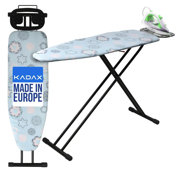 DESKA DO PRASOWANIA 120x38cm SKŁADANA Z UCHWYTEM NA ŻELAZKO STANDARDOWA