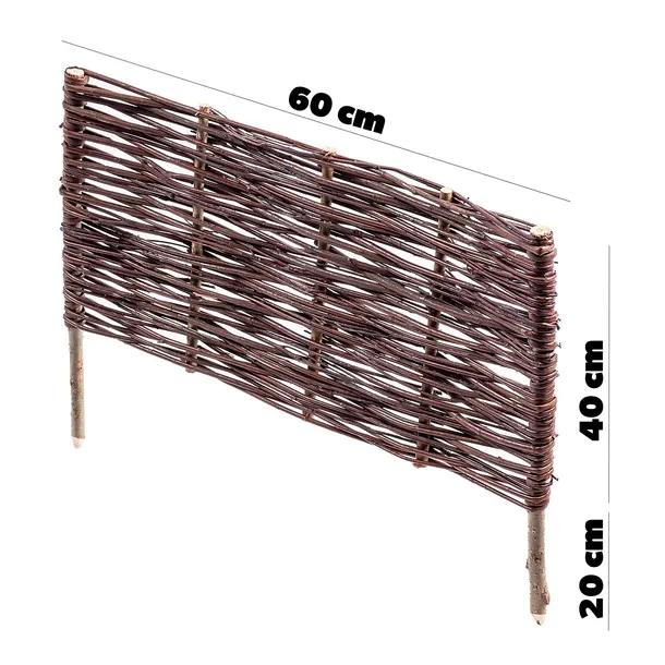 palisada-ogrodowa-wiklinowa-obrzeze-trawnikowe-plotek-60x40-cm-wysoka-plot-kolor-brazowy