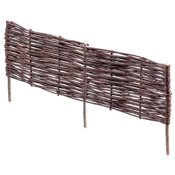 palisada-ogrodowa-wiklinowa-obrzeze-trawnikowe-plotek-100x40-cm-wysoka-plot-stan-nowy-material-drewno