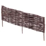 palisada-ogrodowa-wiklinowa-obrzeze-trawnikowe-plotek-100x40-cm-wysoka-plot-stan-nowy-material-drewno