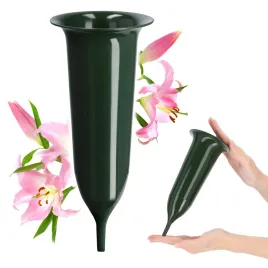 wazon-flakon-na-cmentarz-23cm-kwiaty-sztuczne-wbijany-szpic-zielony