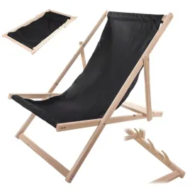 lezak-drewniany-ogrodowy-plazowy-skladany-na-taras-czarny-polski-producent