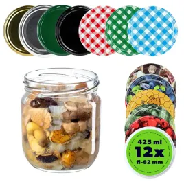 12x-sloik-szklany-425-ml-sloiki-400-ml-na-przetwory-miod-zakretki-fi-82