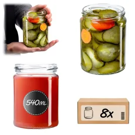 8x-sloik-540-ml-500-ml-sloiki-sloj-na-przetwory-miod-dzem-szklany-fi-82