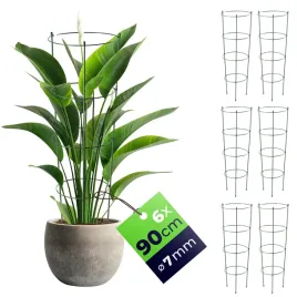 podpora-pierscieniowa-do-roslin-kwiatow-90-cm-drabinka-ogrodowa-metal-6-szt