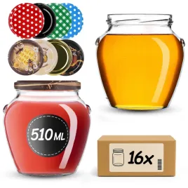 16szt-sloik-510-ml-sloiki-amfora-na-miod-przetwory-szklany-zakretki-fi-82