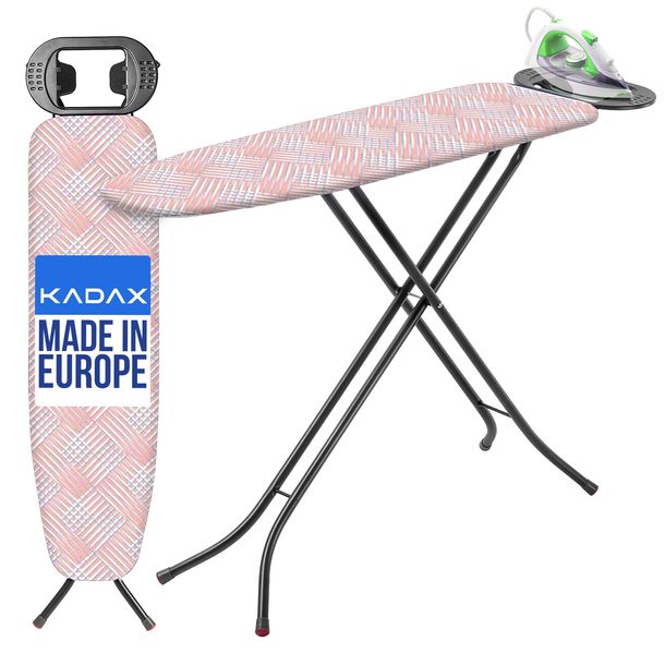 DESKA DO PRASOWANIA DUŻA 110x30cm STANDARDOWA SKŁADANA UCHWYT NA ŻELAZKO
