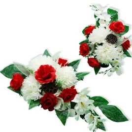 stroik-na-grob-cmentarz-pomnik-sztuczne-kwiaty-roza-wiazanki-wazon-bukiet