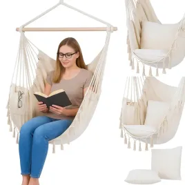 krzeslo-brazylijskie-hamak-fotel-wiszacy-hustawka-boho-z-poduszkami-bezowy