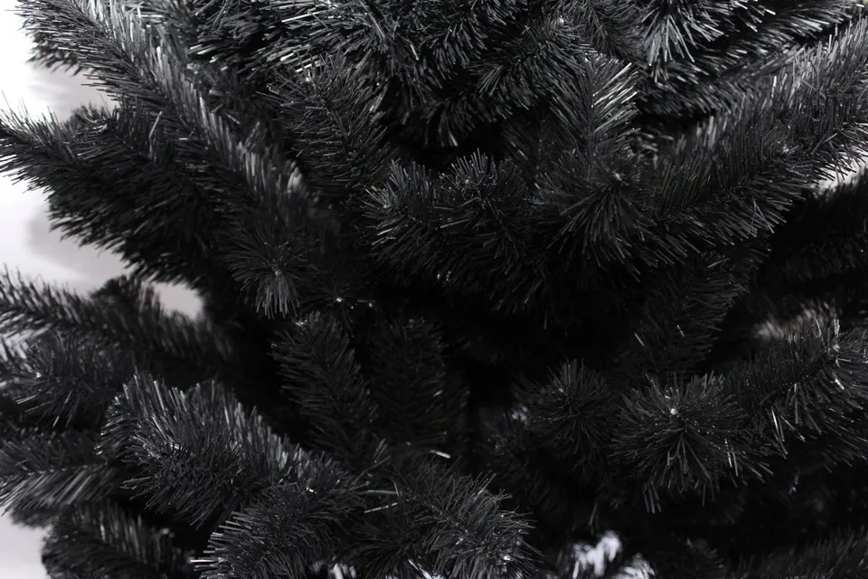 choinka-sztuczna-czarna-200-cm-bardzo-gesta-stojak-stan-nowy